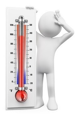 Wanneer is het te warm om te werken?